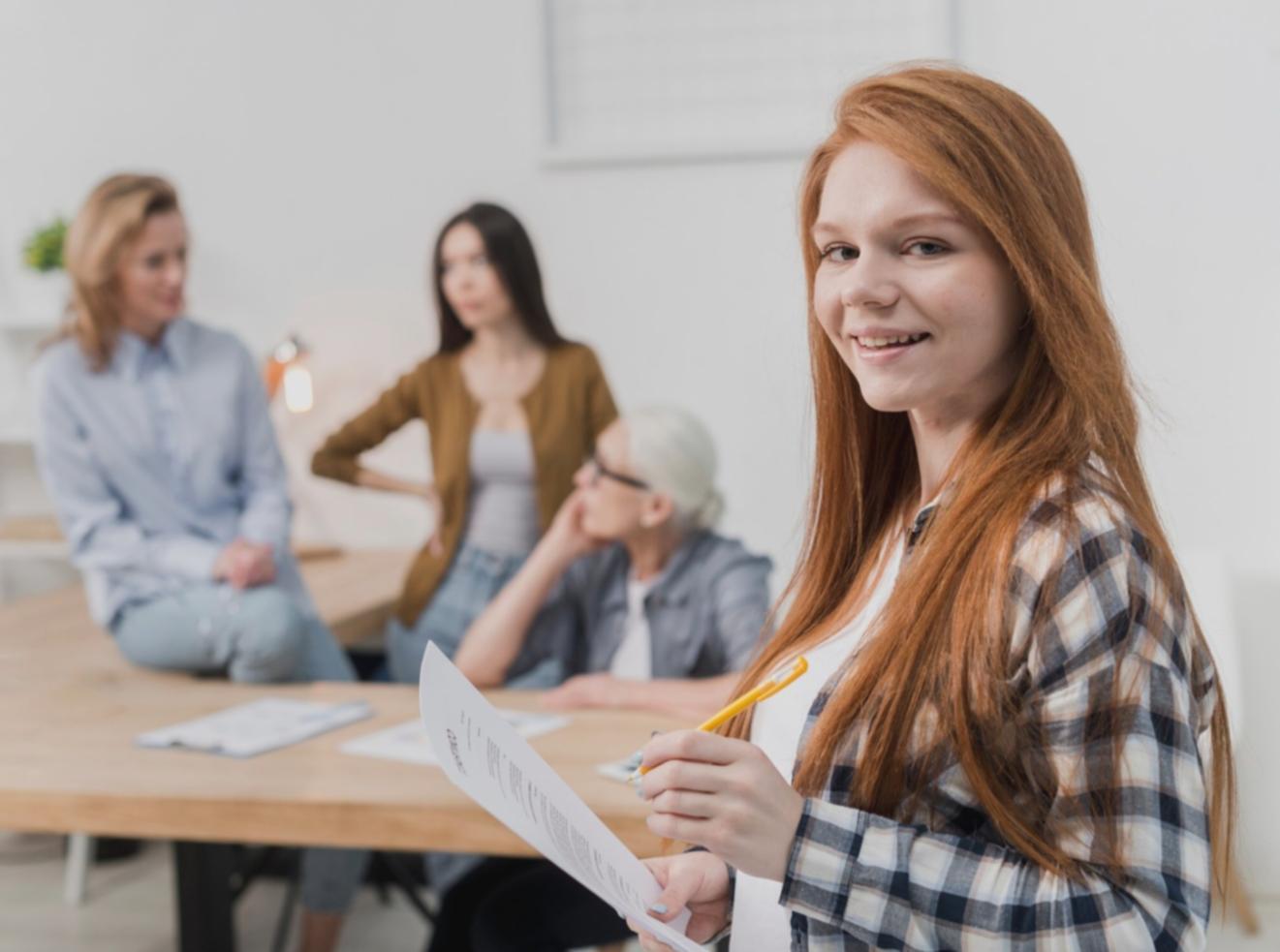 Modern corporate finance workspace showing collaborative analysis environment